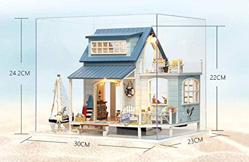 N/A דוגמנית בניין וילה קופסת מוזיקה עדינה צעצוע צעצוע פצל צלמיות קישוט בית מתנה ליום הולדת מתנה בעבודת