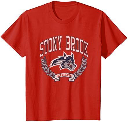 Stony Brook Seawolves ניצחון וינטג 'חולצת טריקו אדומה