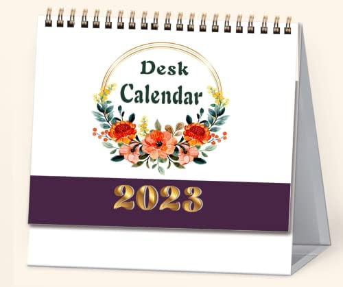 2023 דפים חודשיים משרד ביתי לוח שנה שולחן לוח שולחן עבודה ספירלי לוח שולחן עבודה 1