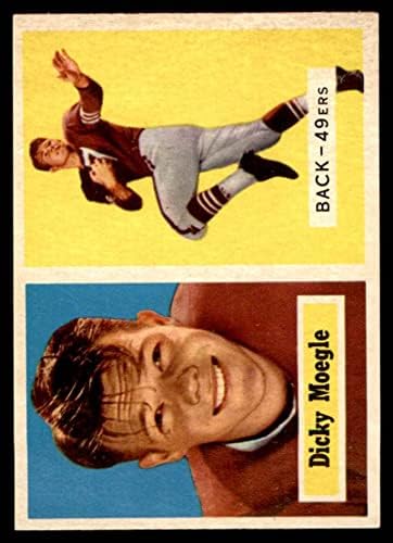 1957 Topps 116 Dick Moegle San Francisco 49ers Ex/MT 49ers Rice
