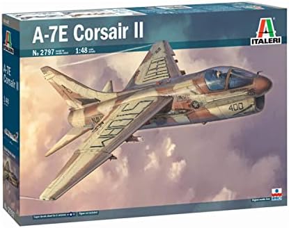 Italeri 2797S 1:48 A-7E Corsair II, העתק נאמן, ייצור דגם, מלאכה, תחביבים, הדבקה, ערכת בניית פלסטיק, הרכבה