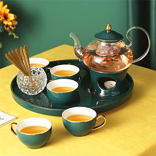 סט כוס קפה ZLXDP סט כוס קרמיקה אירופית סט נסיכה בריטי אחר הצהריים תה תה פרחים מתנות קומקום פרחים