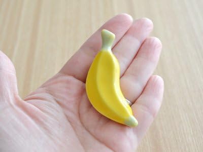 כלי שולחן מזרח בננה מוטיב מחזיק מקלות אכילה חמוד / מנוחת סכום - סט של 5 - מיוצר ביפן