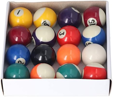 כדורי בריכה מיני סט ביליארד, כדורי מיני ביליארד, 16 יחידות כדורי בריכה מיני סגנון אמריקאי צבעים מרובים
