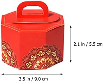Abaodam שושבינה מתנות כלה מתנה 50 יחידות קופסאות ממתקים בסגנון סיני קופסאות חתונה סינית פינוק קופסאות קופסאות