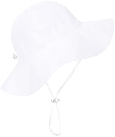 תינוקת תינוקת כובע שמש UPF 50+ תקליטון חיצוני UV קרן הגנה מפני סאן רחבה כובע חוף פעוטות פעוטות