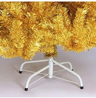 עץ חג המולד מלא מלאכותי עץ חג המולד עץ חג המולד זהב לחופשות מקורה וחיצוניות קישוט לחג המולד
