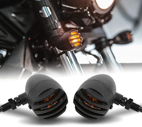 חולם אוניברסלי אופנוע הפעל אותות אור כדור שחור נהיגה מחוון אורות בלם מנורת עבור מנוע אופניים