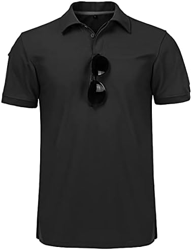 גברים של פולו חולצות מהיר יבש מגניב קצר שרוול ספורט מזדמן טניס גולף חולצה לגברים