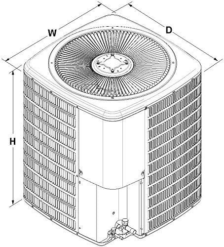גודמן 4 טון 14.5 מערכת משאבת חום רואים עם מטפל אוויר רב-עמדות