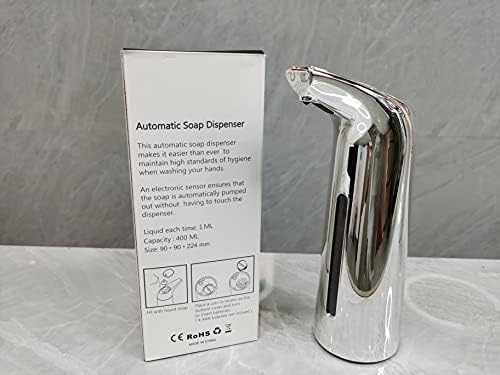 מתקן סבון ללא מגע למקלחת, מתקן סבון אוטומטי חיישן אוטומטי אינדוקציה נטול יד ללא מגע סבון חינם