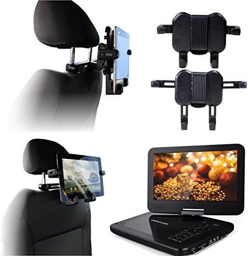 Navitech ברכב נייד נגן DVD ראש מנוחה/משענת ראש/מחזיק תואם ל- Sony DVP-FX930 9 אינץ '