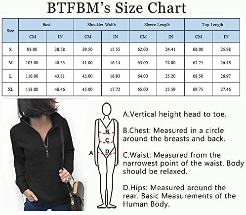 BTFBM נשים אופנה דפוסי רוכסן רוכסן קל משקל שרוול ארוך נשים סווטשירטים סווטשירטים סווטרים חולצות חולצות חולצות
