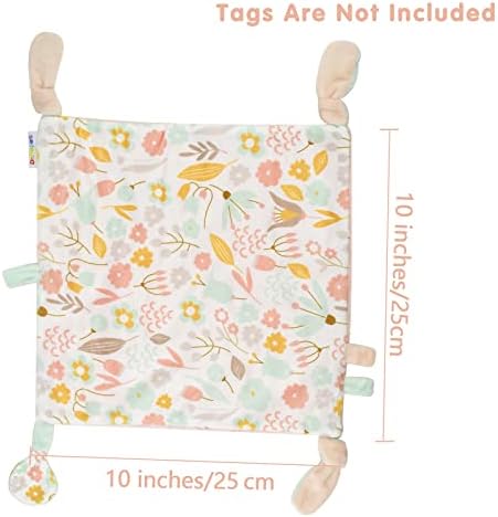 שמיכת אבטחה לתינוק תינוק פעוט ילד 10 על 10 סנטימטרים רחיץ חושי צעצוע פוצי לפייס שמיכה