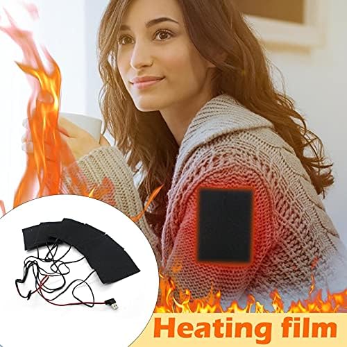 1 כדי 6 חשמלי חימום כרית עבור אפוד/מעיל/בד - בד חום טבליות - חיצוני מקורה חורף יד חם ערכת - מיני נייד