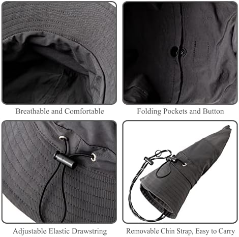 כובע דלי דוביד לנשים אטום למים חיצוני גברים אריזים כובעי דלי