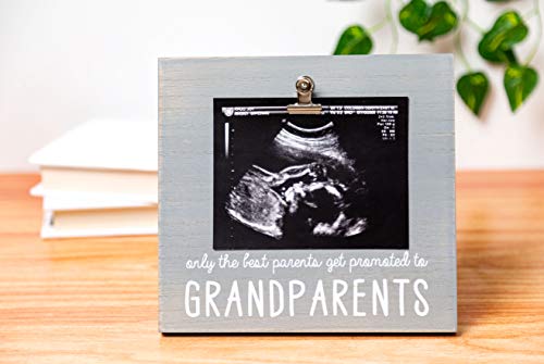 מסגרת תמונה של Pearhead Sonogram לסבים וסבתות, סבתא וסבא לתינוקות מסגרת תמונות, הכרזת הריון, מתנות חג המולד