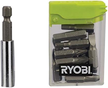Ryobi Flat Pack Pack מברג מברג 16 סט סט
