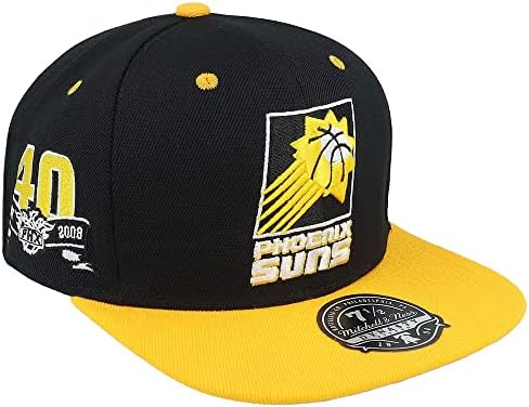 מיטשל ונס פיניקס סאנס סאנס HWC שושלת קלאסיקות קלאסיות קלאסיות צהובה כובע מצויד, כובע 2 טון
