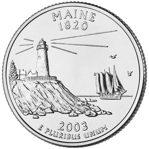2003 D Bu Maine State Choice Uncirculated Us Mint Mint