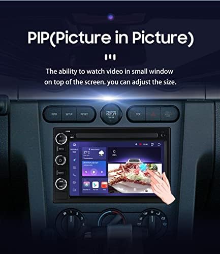 הרדיו של הרכב Hizpo מתאים לפורד F150 F250 F350 וכו 'אנדרואיד 12 GPS ניווט תואם ל- Apple Carplay אלחוטי, Android