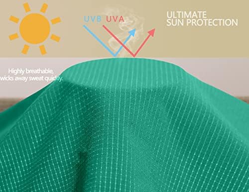 חמור קטן אנדי אנדי לשמש הגנה מגן קפוצ'ונים שרוול ארוך UPF50+ חולצות טיולים מחנה טיולים מחנה אוויר חורים מלא