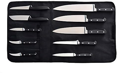 סכר מדים סכום שף תיק-סכין רול תיק עבור מקצועי שפים-מתאים עד 10 סכינים