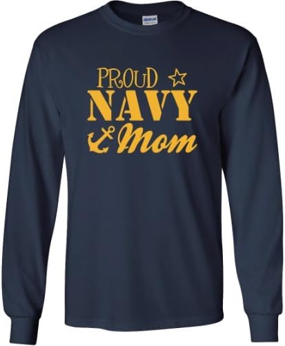 חולצת טריקו של שרוול ארוך של אמא גאה בירוק צבאי