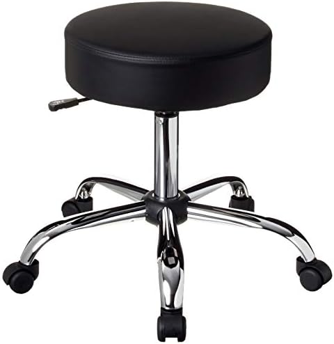 מוצרי Office מוצרים כיסא אורח של Carestoft Carestoft בשחור 350 קג. והיה היטב שרפרף ספא רפואי בשחור