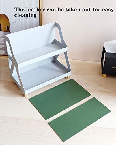 מדף האמנות של Tyoo Lron מדף צבע טמפרטורה גבוהה מדף אחסון קוסמטי מתאים למרפסת חדר שינה שולחני סלון