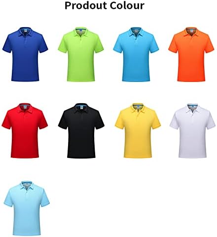 פמבוי מהיר יבש חולצת פולו לגברים גולף פולו חולצות מקרית אתלטי קל משקל מוצק פולו קצר שרוול
