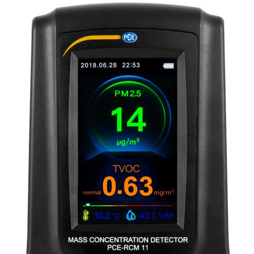 מכשיר מדידת איכות אוויר 12 לקביעת מכשיר מדידה, 2.5 / 10 / טמפרטורה ולחות יחסית ממכשירי מדידה
