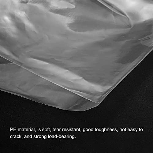 פטיקיל ברורה שטוחה פתוחה שקיות פולי פליסטיות לא דקיקות פלסטיק קמעונאות פלסטיק 2 מיל 3x12 פנימה