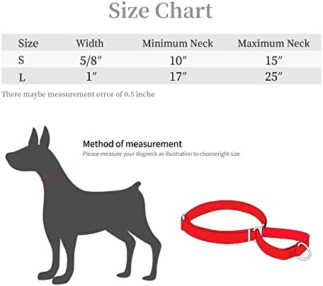 צווארון כלבים מודפסים של מרטינגל מודפסים לאימונים והליכה - מתכווננים ועמידים לגזעים גדולים