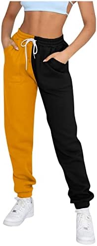 מכנסי טרניעה של ג'ורסה מכנסי סעיף מכנסיים בלוק מכנסי זיעה לנשים מנועים מותניים אלסטיים מכנסיים מותניים