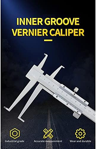 Caliper Xbwei Vernier Cliper כפול טופר ארוך טופר ארוך קליפר חריץ לקוטר חור פנימי מדידת מדידת