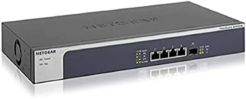 NetGear 5-Port 10G Multi-Gigabit Ethernet מתג ללא מנוהל-עם 1 x 10g SFP+, שולחן עבודה/Rackmount