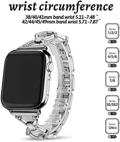 Wutwuk תואם להקת Apple Watch 38 ממ 40 ממ 41 ממ, רצועת להקות iwatch עבור Apple Watch Seers 8 7 6 5 4 3