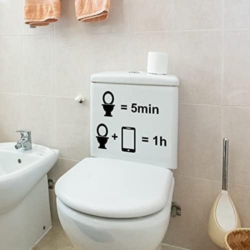 מדבקות מסריחות קריאייטיב לוגו שחור אזהרה מדבקות מדבקות קיר מדבקות שירותים אמבטיה מדבקות קיר דקורטיביות ציור