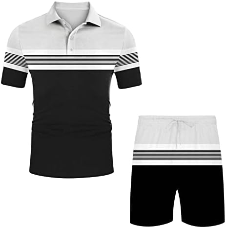 מכנסיים קצרים מזדמנים של קיץ מגברים קובעים חולצות ספורט בסיסיות ותלבושות קצרות הדפס 3D הדפס רגיל התאמה