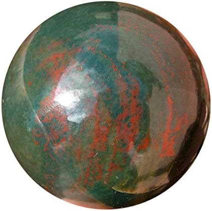 ריפוי אבן דם כדור קריסטל - אבן טבעית אבן דם ניקוי אבן חן רייקי כדור לנשים וגברים - אבני דם של הליוטרופ