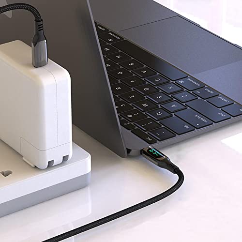 כבל Goxwave תואם עם Bang & Olufsen Beosound A1 - PowerDisplay כבל PD - USB -C ל- USB -C, תצוגת LED 6 רגל