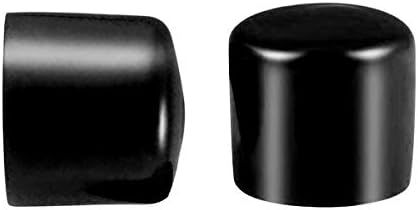 בורג חוט הגנת שרוול גומי עגול צינור בורג כובע כיסוי ידידותית לסביבה שחור 35 ממ מזהה 50 יחידות