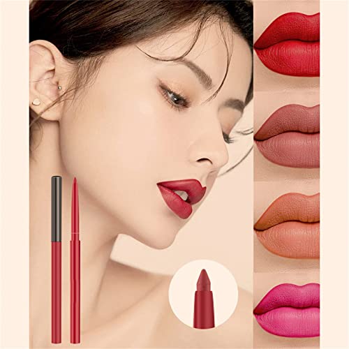 18 צבע עמיד למים שפתון תוחם שפתיים לאורך זמן ליפלינר עיפרון עט צבע סנסציוני עיצוב תוחם שפתיים איפור
