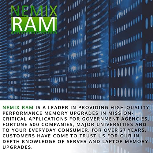 NEMIX RAM 768GB 6X128GB DDR4-2933 PC4-23400 4RX4 זיכרון שרת רשום ECC על ידי NEMIX RAM