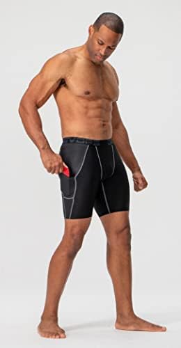 3 או 5 חבילה דחיסת מכנסיים גברים ספנדקס ספורט מכנסיים ספורט אימון ריצה ביצועים שכבת בסיס תחתונים