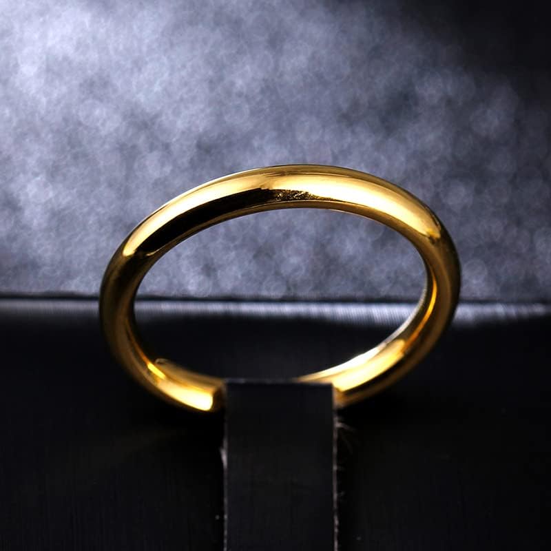 קולסו 3 ממ זהב טבעת לגבר ונשים-33613
