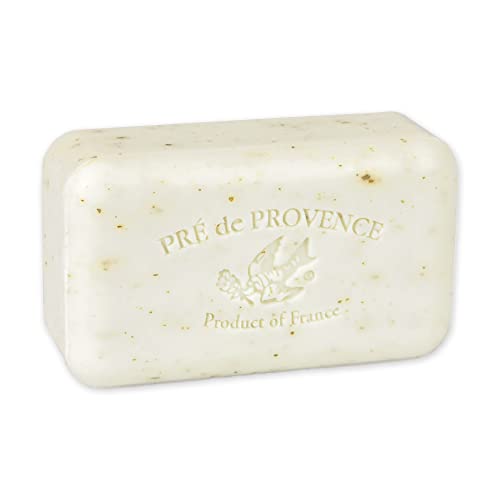 בר סבון אומנותי טרום דה פרובנס, טיפוח עור צרפתי טבעי, מועשר בחמאת שיאה אורגנית, מרובע טחון לקצף עשיר, חלק ולחות,