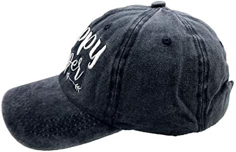 Lokidve רקום כובע בייסבול של קמפר מאושר כובע אבא במצוקה לגברים נשים