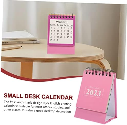 Hemoton 2023 Mini Desk Calendar Desktop Decor Calendar Calendar תזכיר קטן לוח השנה משרד עיצוב
